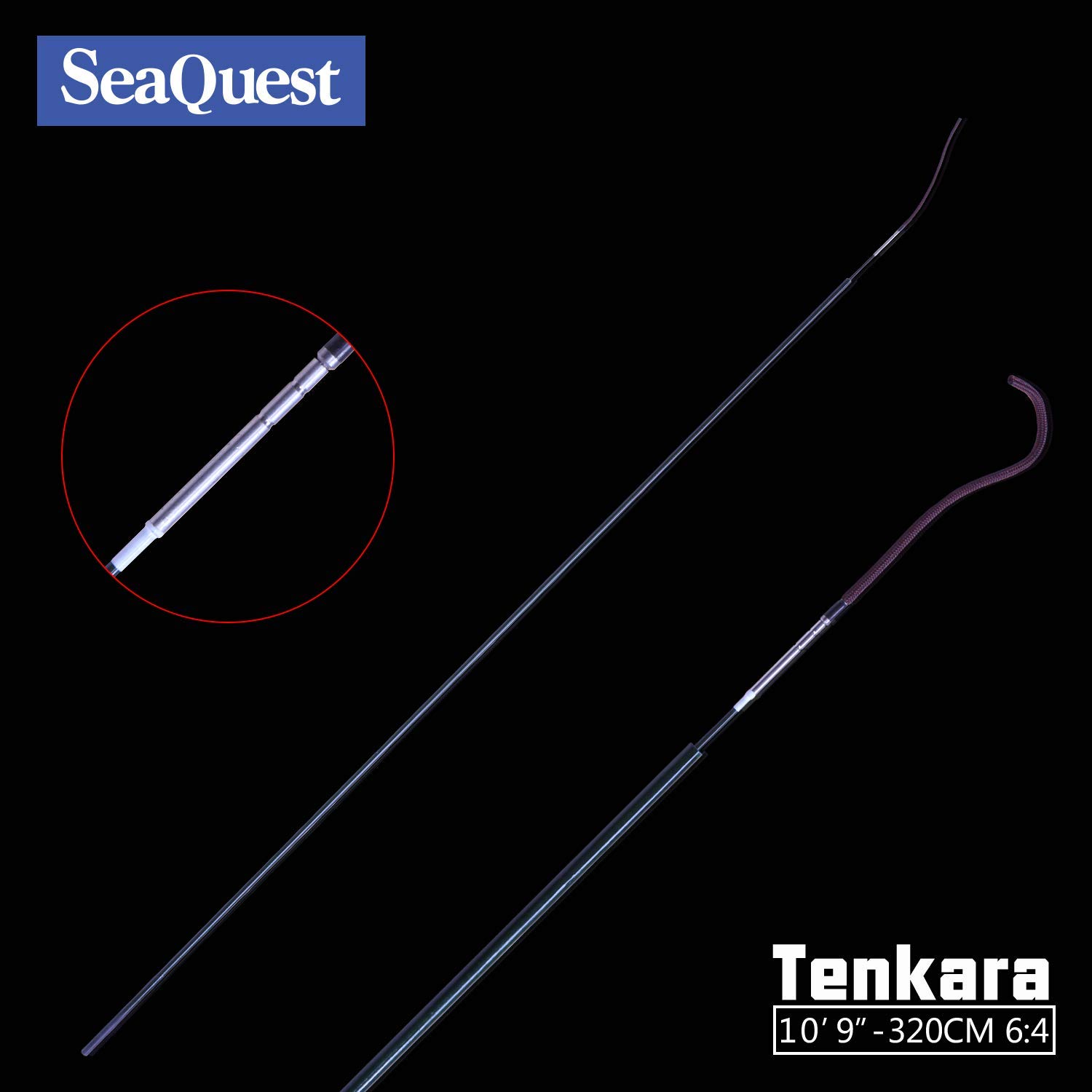 SeaQuest Tenkara釣り竿セット6:4 7:3 5‘5“ 6’9” Amazon | SeaQuest テンカラ ロッド 3.2m Tenkara 竿 6:4 10'9